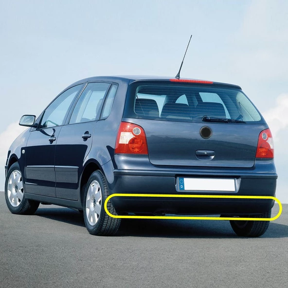 VW Polo 2002-2005 Arka Tampon Alt Eki Spoyleri 6Q6807521 ürün görseli 1