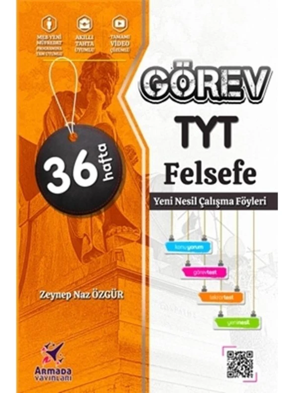 ARMADA GÖREV YKS TYT FELSEFE YENİ NESİL ÇALIŞMA FÖYLERİ ürün görseli 1