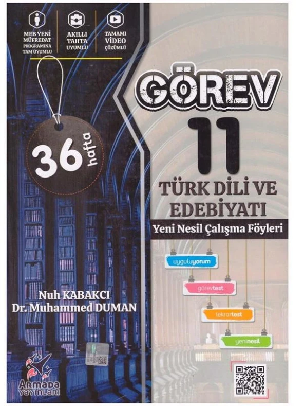 ARMADA GÖREV 11.SINIF TÜRK DİLİ VE EDEBİYATI YENİ NESİL ÇALIŞMA FÖYLERİ ürün görseli 1