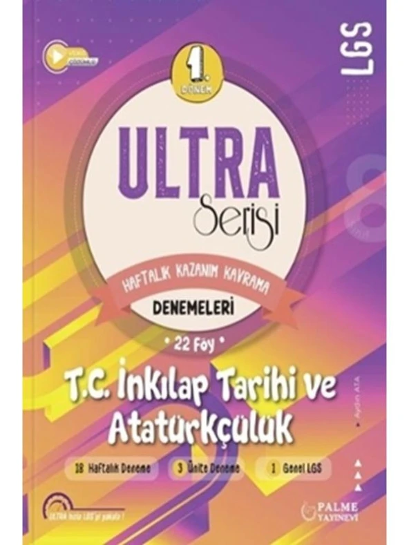 PALME 8.SINIF ULTRA İNKILAP TARİHİ DENEMELERİ (1.DÖNEM**) ürün görseli 1
