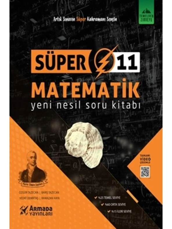 ARMADA 11.SINIF SÜPER MATEMATİK YENİ NESİL SORU KİTABI ürün görseli 1