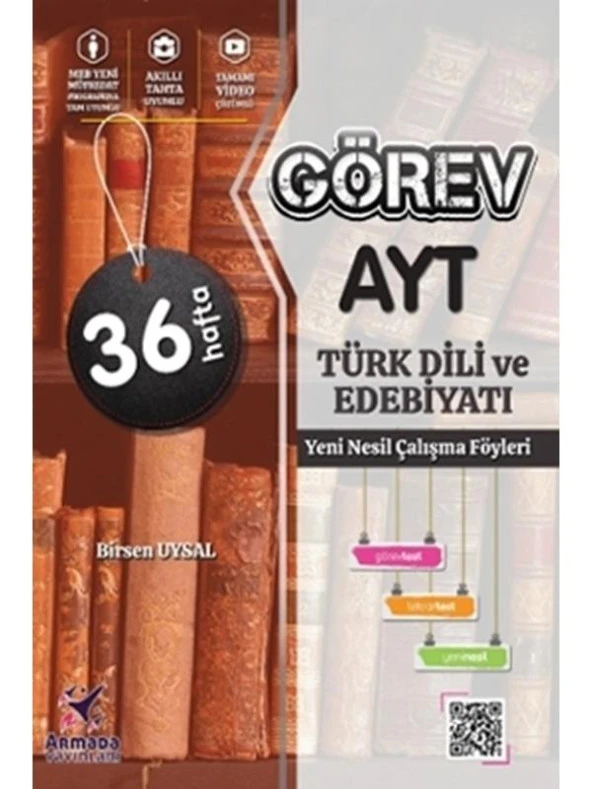 ARMADA GÖREV YKS AYT TÜRK DİLİ VE EDEBİYATI YENİ NESİL ÇALIŞMA FÖYLERİ (36 HAFTA) ürün görseli 1
