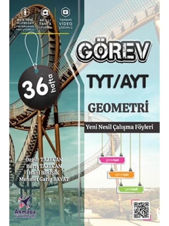 ARMADA GÖREV YKS TYT AYT GEOMETRİ YENİ NESİL ÇALIŞMA FÖYLERİ ürün görseli 1