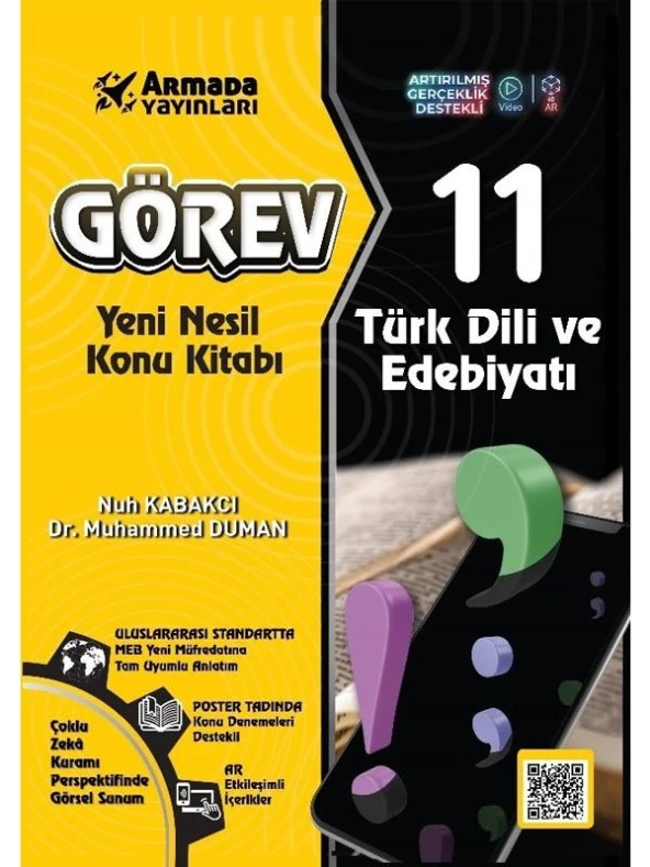 ARMADA 11.SINIF GÖREV TÜRK DİLİ VE EDEBİYATI KONU KİTABI YENİ NESİL ürün görseli 1