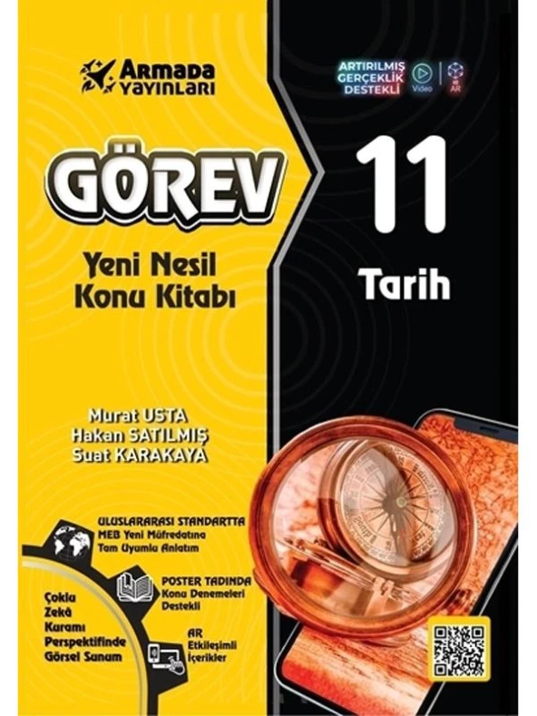 ARMADA 11.SINIF GÖREV TARİH KONU KİTABI YENİ NESİL ürün görseli 1