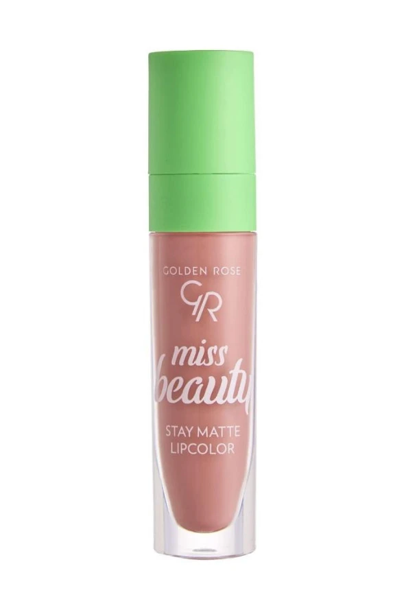 Golden Rose Miss Beauty Stay Matte Lipcolor No:02 Warm Kiss - Likit Mat Ruj ürün görseli 1