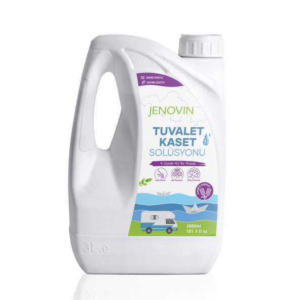 Ölçek Hediyeli - Doğa Dostu Lavanta Aromalı Karavan Wc Kimyasalı 3 L ürün görseli 1