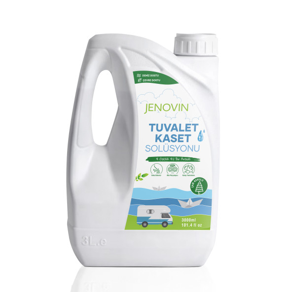 Ölçek Hediyeli - Doğa Dostu Çam Aromalı Karavan Wc Kimyasalı 3 L ürün görseli 1