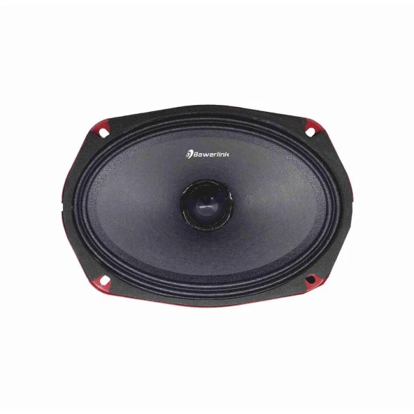 Bawerlink Bw-rx69 Deprem Serisi Oval Kurşun Göbek 6x9 Oto Midrange Hoparlör Çifti 800w-400w Rms ürün görseli 1