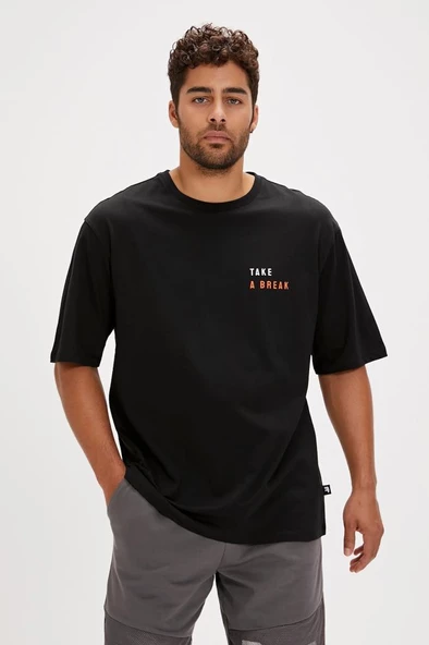 Bad Bear SAND T-SHIRT OS NIGHT Erkek Tişört Siyah S-XXL ürün görseli 1