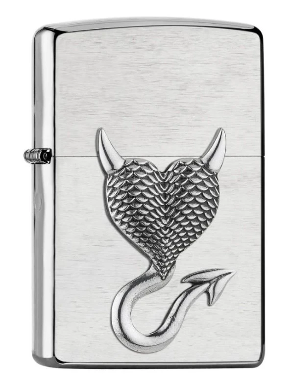 Zippo Devil Heart Dizayn Çakmak ürün görseli 1