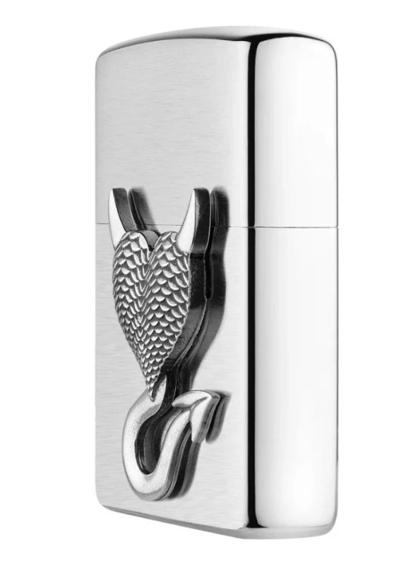 Zippo Devil Heart Dizayn Çakmak - Resim 2