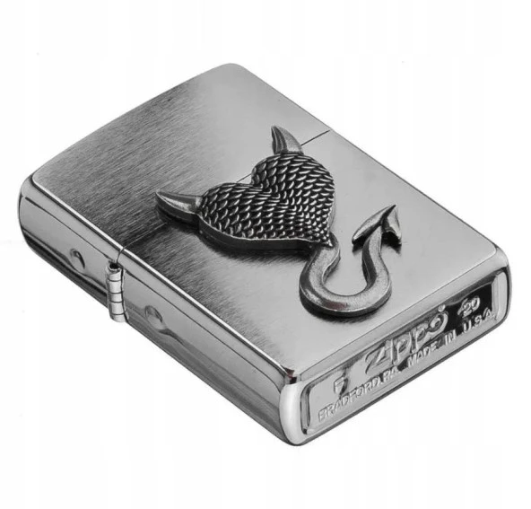 Zippo Devil Heart Dizayn Çakmak - Resim 4