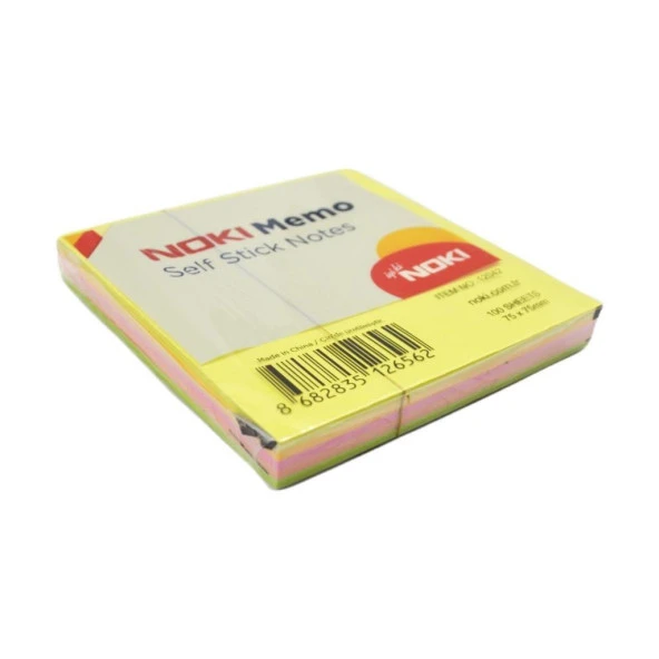 Noki Memo 75*75 Küp Neon 100 Yaprak No:12042 12042 ürün görseli 1