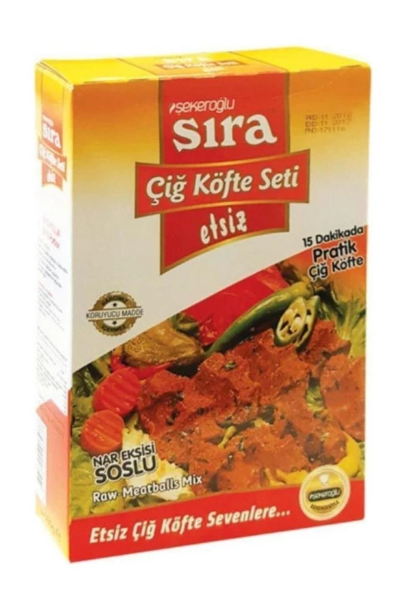 Şekeroğlu Sıra Etsiz Çiğ Köfte Seti - Resim 2
