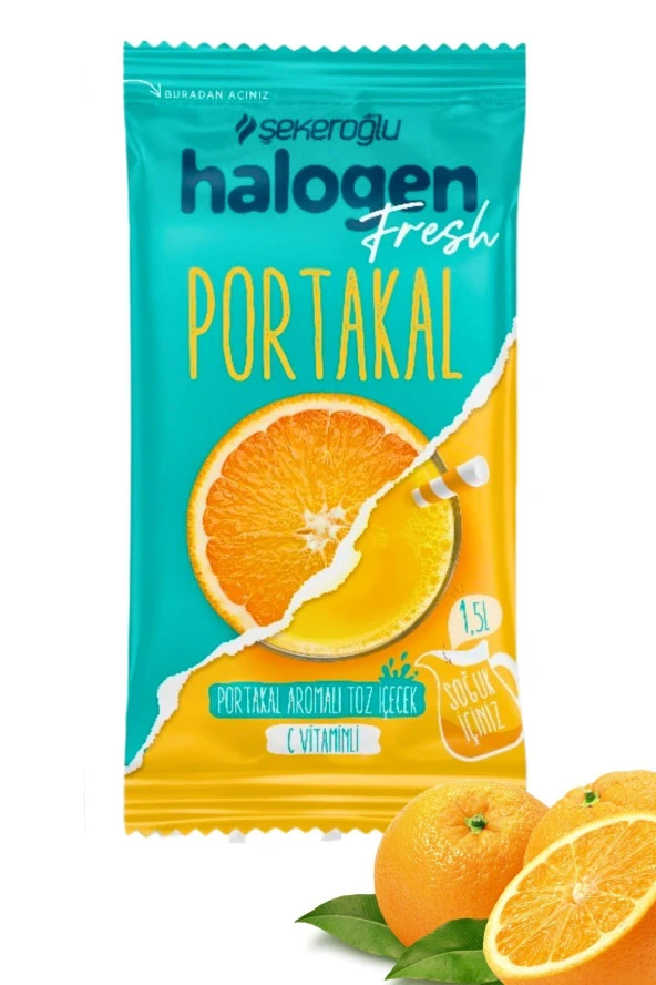 Şekeroğlu Halogen Portakal Içecek Tozu 9 Gr *4 ürün görseli 1