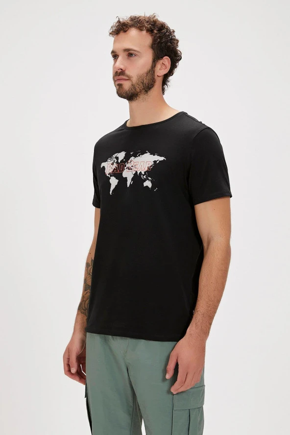 BAD BEAR GLOBE ERKEK TSHİRT - Resim 6