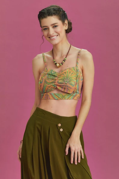 İnce Askılı Cut Out Detay Koton Bralet ürün görseli 1