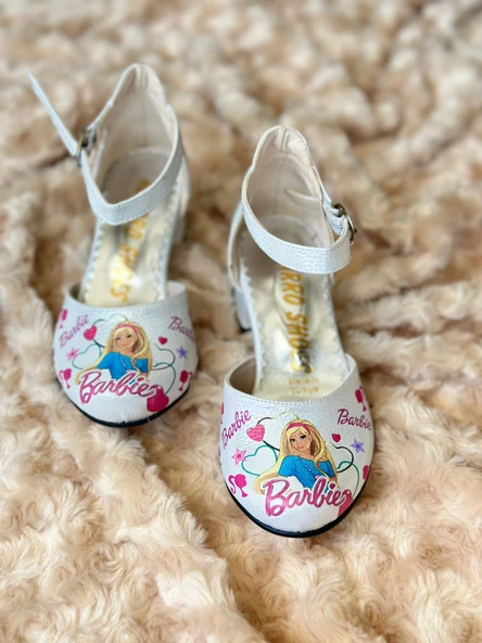 GALA BARBIE baskılı topuklu çocuk aykkabı ürün görseli 1