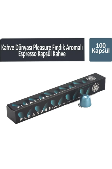 Kahve Dünyası Pleasure Fındık Aromalı Espresso Kapsül Kahve 100 Kapsül ürün görseli 1