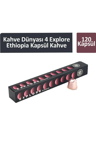 Kahve Dünyası 4 Explore Ethiopia Kapsül Kahve 120 Kapsül ürün görseli 1
