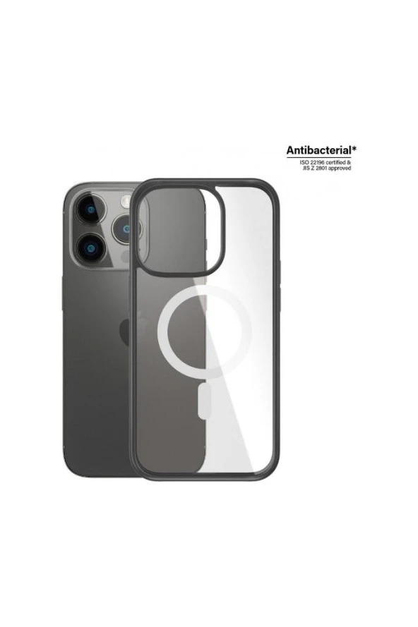 Magsafe Clearcase Siyah Çerçeveli Kapak 2.4m Iphone 14 Pro ürün görseli 1