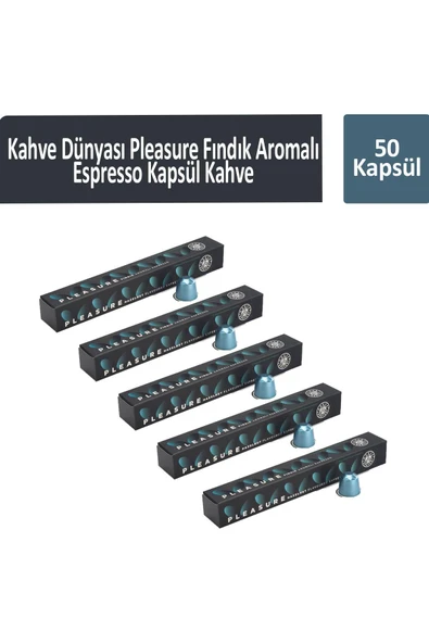 Kahve Dünyası Pleasure Fındık Aromalı Espresso Kapsül Kahve 50 Kapsül ürün görseli 1
