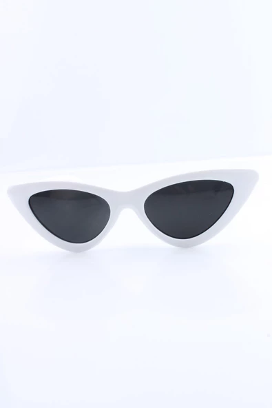 BEYAZ UV400 KADIN GÜNEŞ GÖZLÜĞÜ - BY MARINE - 4BM004R005 ürün görseli 1