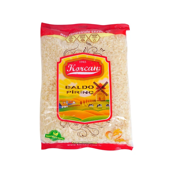 Korcan Baldo Pirinç 1000 gr 2 li - Resim 3