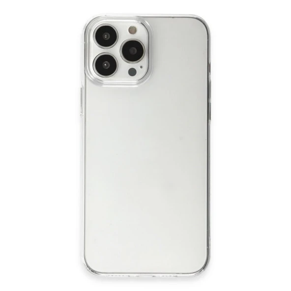 Newface İphone 15 Pro Uyumlu Premium PC Sert Şeffaf Kılıf - Resim 2
