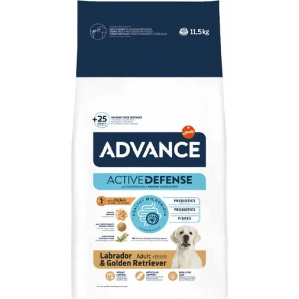 Advance Labrador ve Golden Retriever için Yetişkin Köpek Maması 11,5 Kg ürün görseli 1