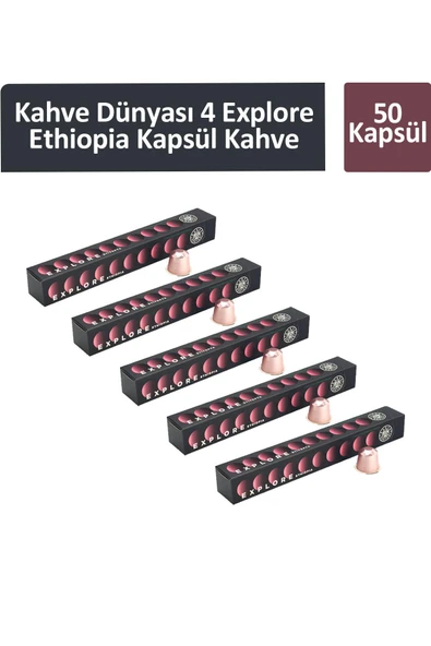 Kahve Dünyası 4 Explore Ethiopia Kapsül Kahve 50 Kapsül ürün görseli 1