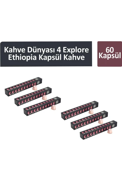 Kahve Dünyası 4 Explore Ethiopia Kapsül Kahve 60 Kapsül ürün görseli 1