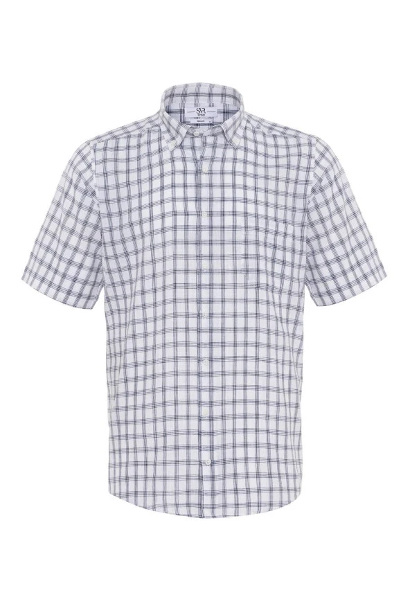 Kısa Kol Regular Kalıp Düz Gömlek ürün görseli 1