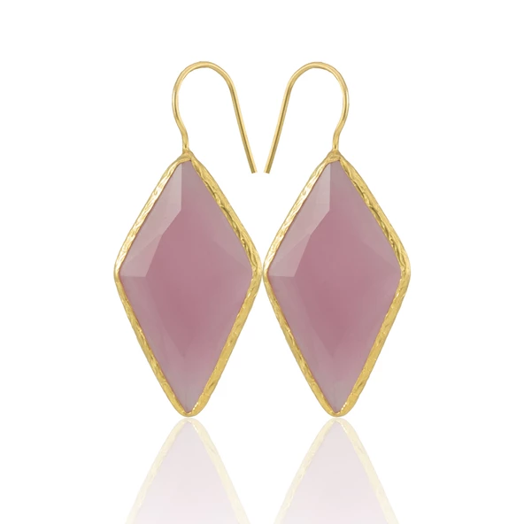 Kadir Jewellery 22 Ayar Altın Kaplama Vintage Küpe -El İşçiliği Ve Hipoalerjenik Küpe ürün görseli 1
