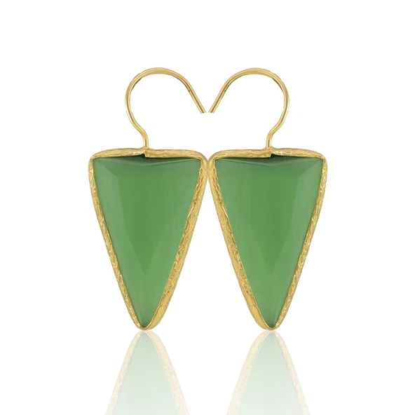 Kadir Jewellery 22 Ayar Altın Kaplama Vintage Küpe -El İşçiliği Ve Hipoalerjenik Küpe ürün görseli 1