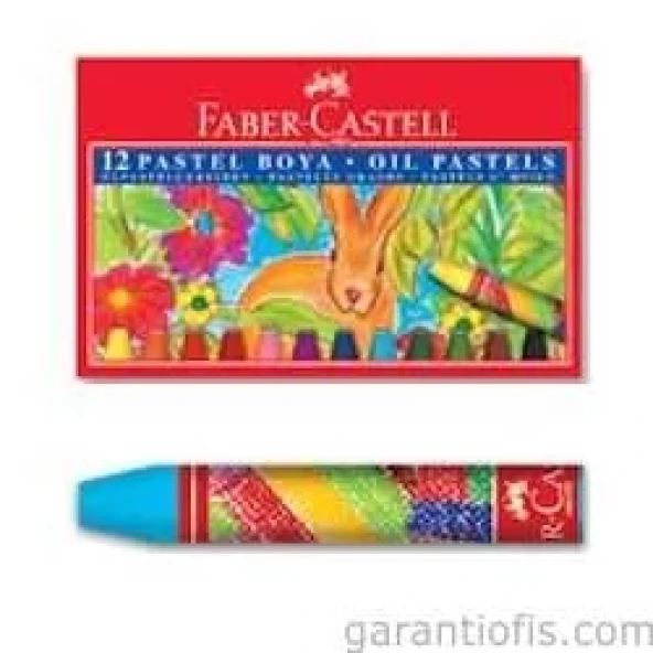 Faber Castell Pastel Boya Karton Kutulu (12 Renk) ürün görseli 1