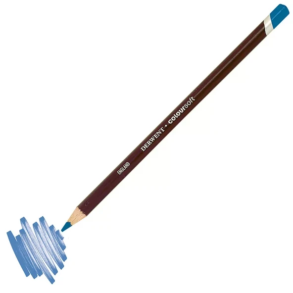 Derwent Coloursoft Kuru Boya Kalemi Blue C330 ürün görseli 1