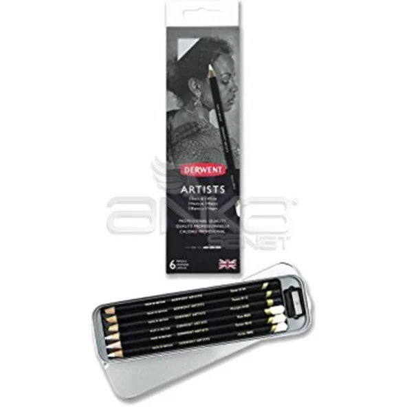 Derwent Artists Pencils Artist Kuru Boya Kalemi 6lı Set ürün görseli 1