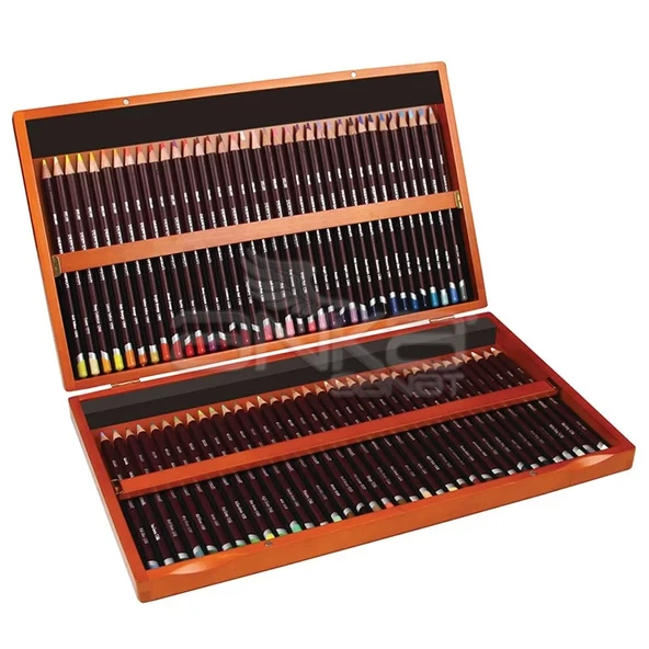 Derwent Coloursoft Kuru Boya Kalemi 72li Ahşap Kutu - Resim 2