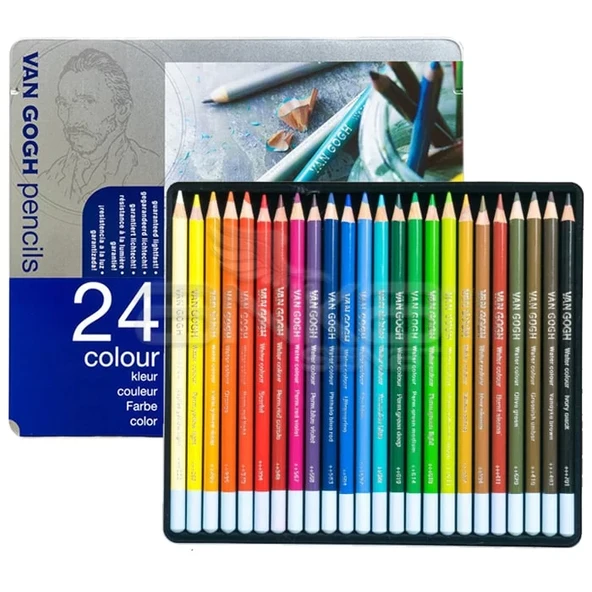 Van Gogh Kuru Boya Kalemi 24lü Set ürün görseli 1