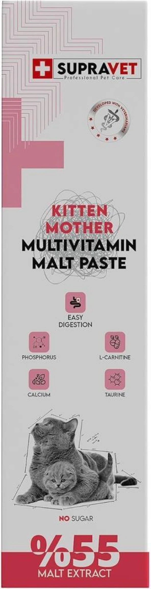 Supravet Kitten Mother Multi Vitamin Malt Paste 100 Gr. ürün görseli 1