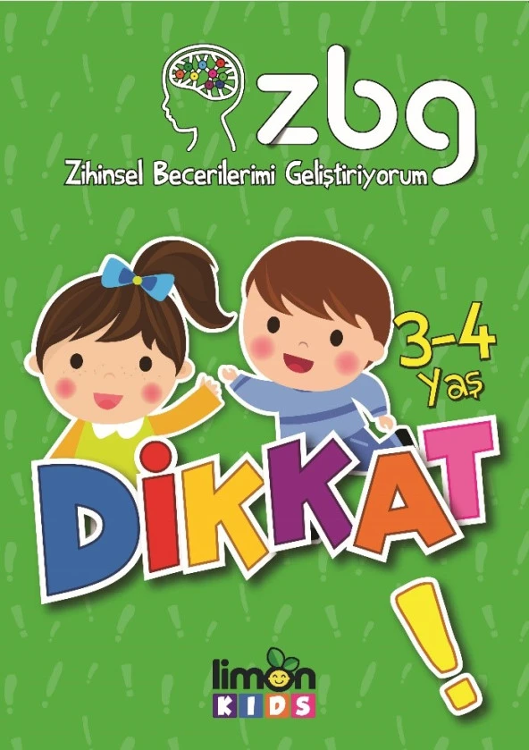 ZBG Zihinsel Becerilerimi Geliştiriyorum 3 - 4 Yaş Dikkat ürün görseli 1