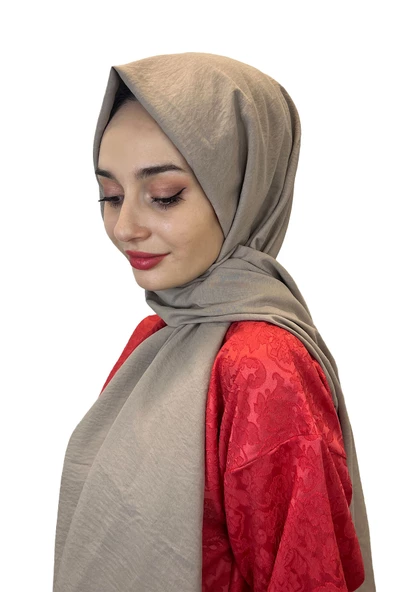 Pamuk Caz Şal, Eflatun Scarf Tek Renk Jazz Şal 1001  TAŞ ürün görseli 1