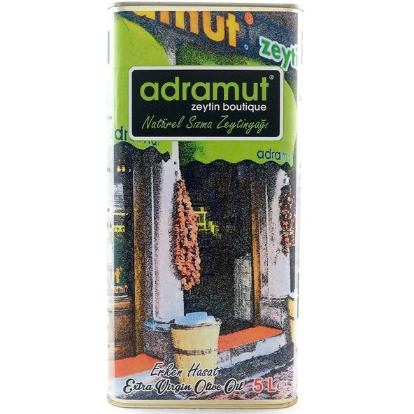 Adramut Naturel Sızma Zeytinyağı Erken Hasat 5000 ml e - Resim 2