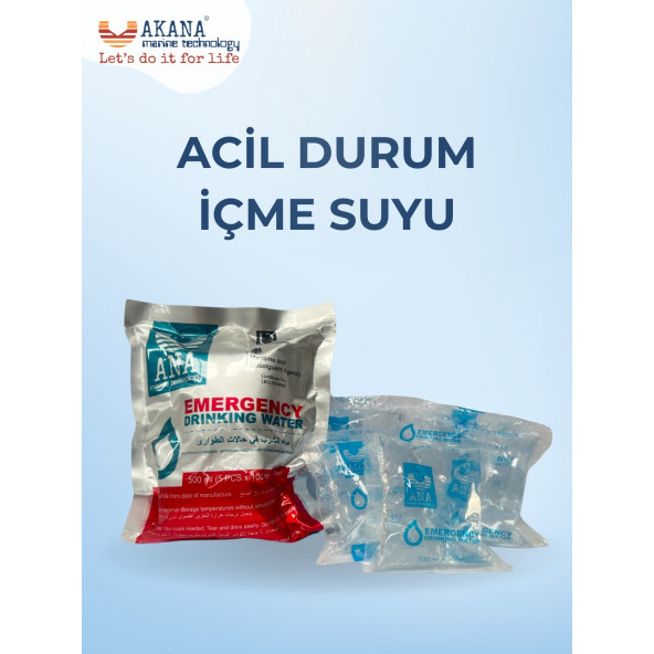 ANA Acil Durum Suyu - 5 Adet - Resim 3