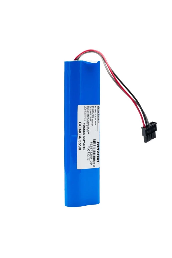 ELECTROLL Conga 3590 Batarya (YÜKSEK KAPASİTE) 3200mah Pil Akıllı Robot Süpürge Batarya Değişimi ürün görseli 1