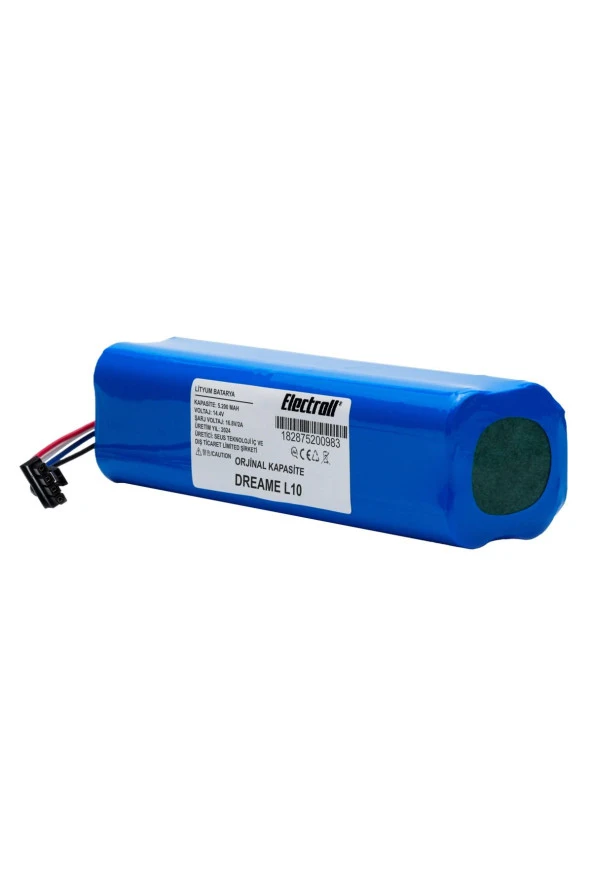 ELECTROLL Dreame L10 Batarya (ORJİNAL KAPASİTE) 5200mah Pil Akıllı Robot Süpürge Batarya Değişimi ürün görseli 1