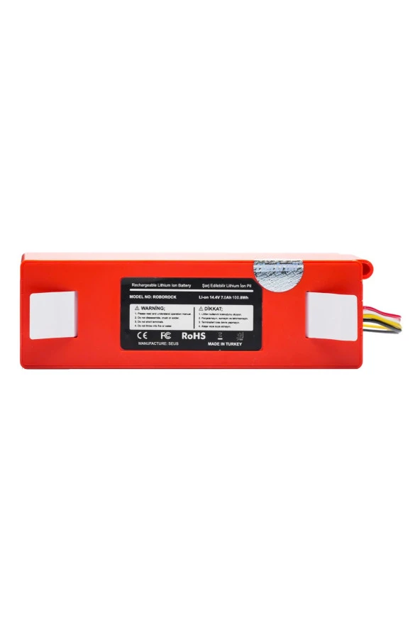ELECTROLL Xiaomi Sdjqr03rr Batarya Kutulu (YÜKSEK KAPASİTE) 6400mah Pil Robot Süpürge Batarya Değişimi ürün görseli 1