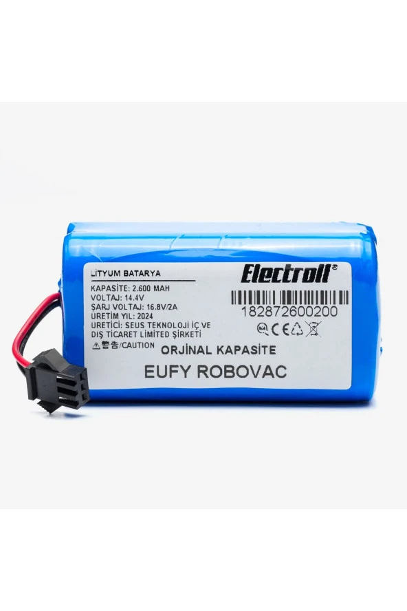 eufy Anker Robovac Batarya (ORJİNAL KAPASİTE) 2.600mah Pil Akıllı Robot Süpürge Batarya Değişimi ürün görseli 1